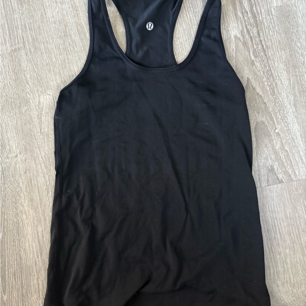 lululemon athletica Sleek Black Tank Top